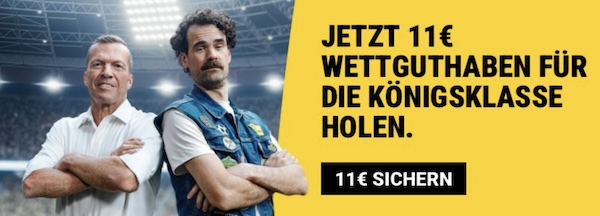 Interwetten 11 € Freebet