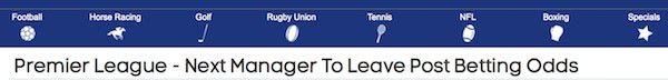 manager to get sacked