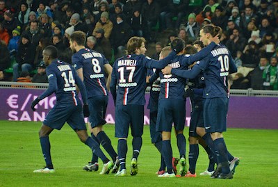 paris saint germain mannschaft foto
