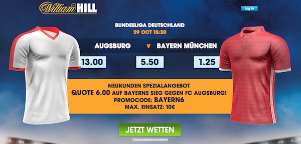 © William Hill Quoten-boost