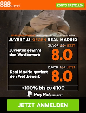 888sport Quoten CL Finale