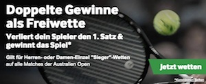 Australian Open Betway doppelter Gewinn Banner Desktop
