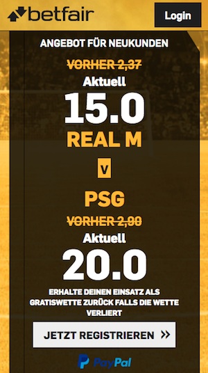 Betfair Quoten Boost