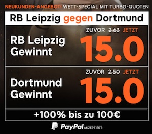 Quoten Boost RBL vs BVB