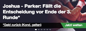 Betway Geld Zurück bei Joshua vs. Parker