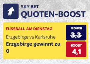 Sky Bet Boost Aue Karlsruhe