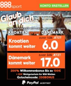888sport Kroatien Daenemark