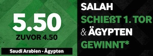 Betway Boost Salah vs. Saudi Arabien