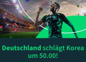 sportsbet.io Quotenboost für KOR-GER