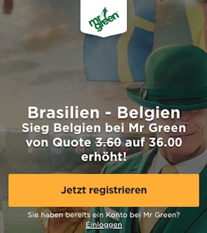 Mr Green Quoten Boost Belgien