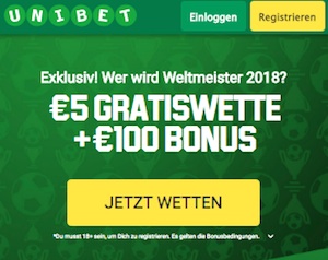 Unibet Gratiswette