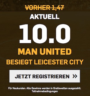 ManU Quoten Boost