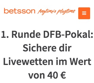 Betsson Pokal Aktion