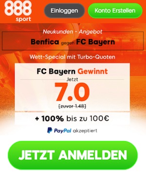 888sport Quotenboost 7,0