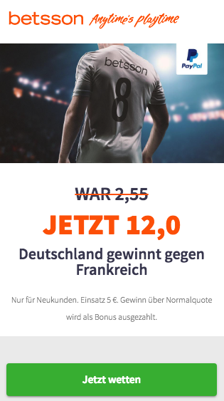 Betsson Quotenboost