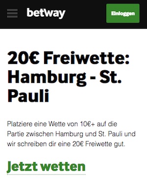 Betway Freiwette Hamburg - St. Pauli