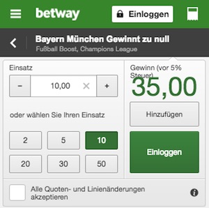 Betway Boost Benfica - Bayern