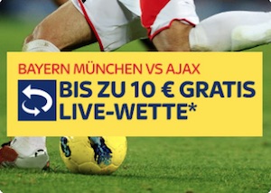 Bayern München gegen Ajax Amsterdam Quotenboost bei Skybet