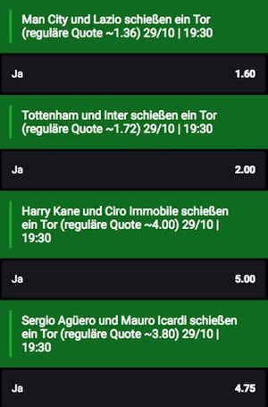 bet90 Quotenboost premier league und serie a