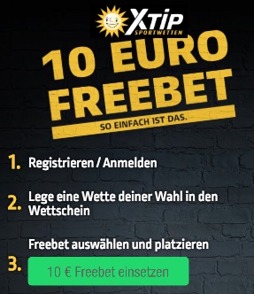 Xtip Freebet ohne Einzahlung