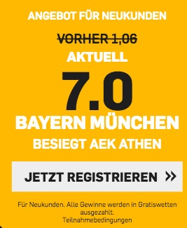Betfair Boost Bayern