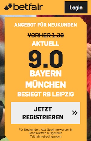 Betfair Boost Bayern - Leipzig, 19.12.18