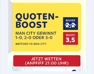 Skybet Boost ManCity 04.12.18