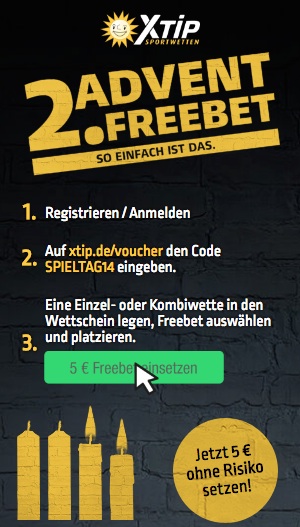 XTiP 5€ Freebet