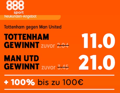 888sport Boost Tottenham ManU