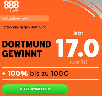 Boost auf BVB Sieg