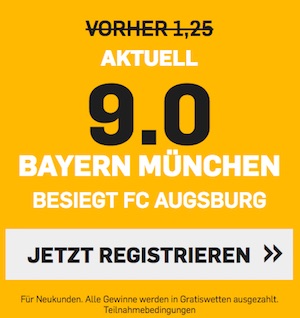 Boost Bayern Betfair
