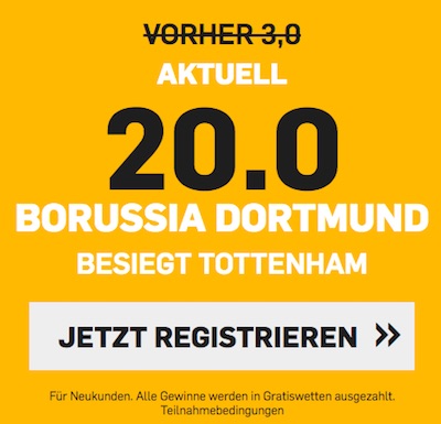 BVB Boost Quoten
