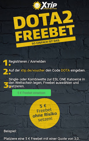 Xtip Dota Freebet