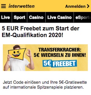 Interwetten Gutschein Kicker Interwetten Gutschein Kicker