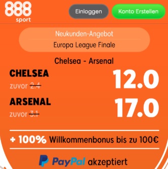 888sport Euro League Finale Boost
