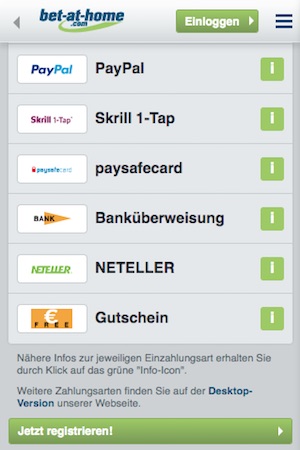 bet at home einzahlungsoptionen