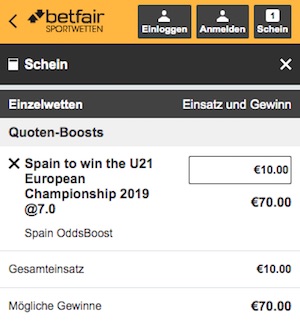 betfair boost em-quali, 16.6.19