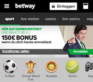 betway anmeldung