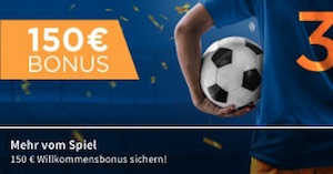 bet3000 bonus 150 euro