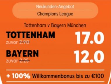 888Sport Boost Tottenham Bayern