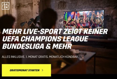 DAZN Gratis Monat