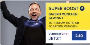 Skybet Boost Champions league Bayern