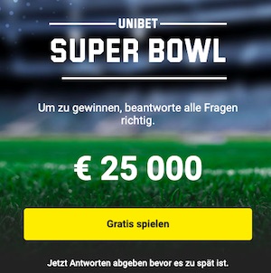 Unibet Super Bowl Tippspiel
